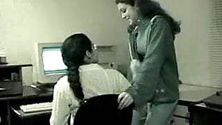 Office lesb fun
