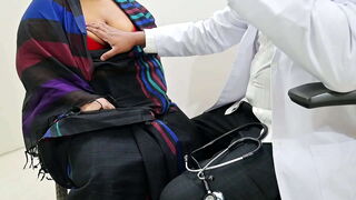 DOCTOR checking PATIENT boobs