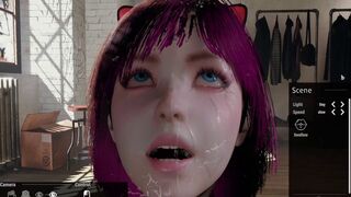 Theia Swallows the Huge Cum Load