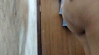 When I saw my wife taking bath, I did something like this about my wife.