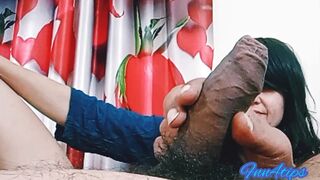 Busty slut girl grants lover just a simple look