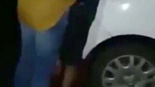 Desi Girlfriend Fucking Outside in Car