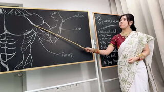 Indian Fitness Trainer Teach Hardcore Sex Exercises