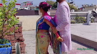 Holi XXX Outdoor Fucking With My Friends Step Sister