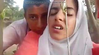 Desi judva bhai bahan Latif Ltifa doggy outdoor hijab muslim