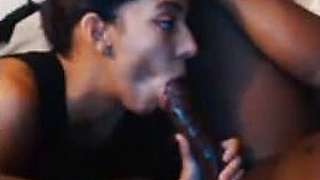 Dirty Indian girlfriend sloppy deepthroat on bbc