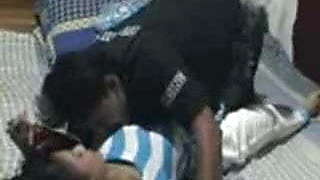 desi indian young wife playing with hubbys cock