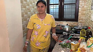 Sex in the kitchen hardcore fuck by husband