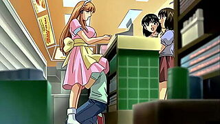 Young Step Brother Touching her Step Sister in Public! Uncensored Hentai [Subtitled]