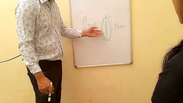 Indian xxx Tuition teacher teach her student what is pussy and dick, Clear Hindi Dirty Talk by Jony Darling