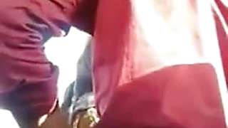 Desi Bhabhi cheating in Car with young caught pakistani aunt