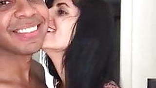 Such a cute UK Indian Girl sucking bf