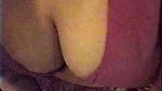 Indian Mature lady Shows and Sucks