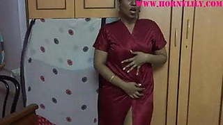 indian sex video of amateur pornstar babe lily masturbating