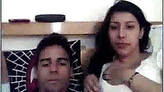 indian aunty and a young guy