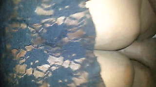 Desi wife riding & dripping creampie