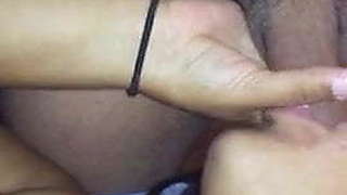 Young Desi wife sucking cock