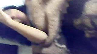 cute girl naked on bed bf captured