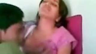 Desi Bangla College Students first time Shy girl