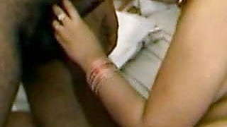 Indian Aunty giving Blowjob and getting Fucked