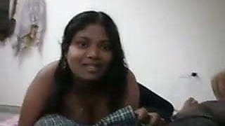 Indian couple with friend