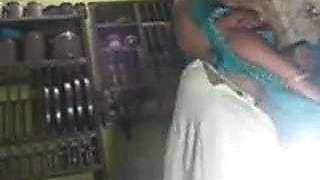 South Indian Aunty Prepare her Partner's Cock for fucking