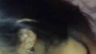 Sexy dirty British indian slag takes fat cumshot