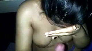 Desi cute dark skin girl playing with dick