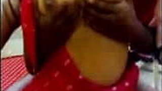 Indian busty aunty with young man