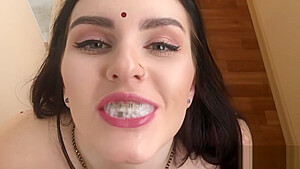 Desi Indian Bhabhi Blowjob & Cumplay for Devar(Sideway View-Requested)-IMWF