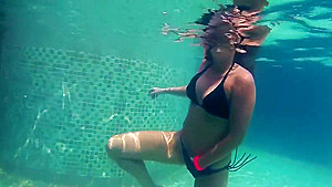 Wife hotel pool holiday vs boy