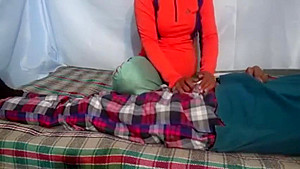 Desi Indian couples Honeymoon In Badroom