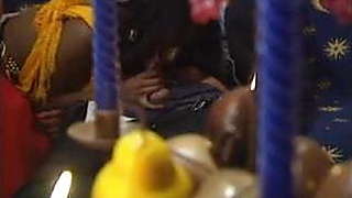 Indian and White Woman share a White Cock BWC