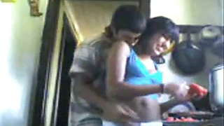 Indian Cousins fucking in Kitchen and moaning loudly