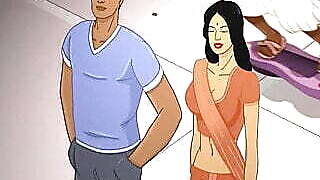 Desi Bhabhi Ki Chudai (Hindi Sex Audio) - Sexy Stepmom gets Fucked by horny Stepson - Animated Cartoon Porn - Hindi