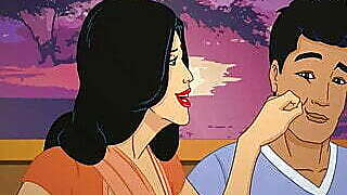 Indian Stepmom Seduces Horny Stepson For Desi Indian Sex - Desi Bhabhi Ki Chudai with Hindi Sex Audio - Hindi Chudai