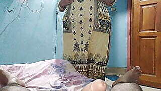 Indian Maa seducing apni Beta to fuck her big tit pussy - Hindi desi sex