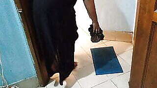 (Kuwait Maid Ki Jabardast Chudai malik) Arab Muslim borka & Hijab Maid Fucked by owner - hot cum in big ass hindi audio