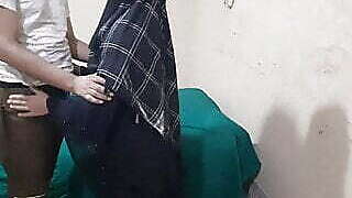 Muslim hijabi maid gets fucked in the Ass and pussy and blowjob