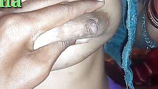 Bhabhi massage my cock and show pussy