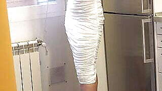 Hot MILF Mom Squirts and Pisses when Anal Fucked by Stepson