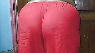 Desi Naked Girl red pajama - Hot Indian Girl