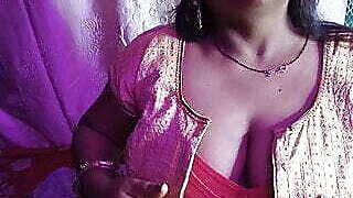 Desi hot sexy lady remove pink bra then press boobs and pussy fingering.