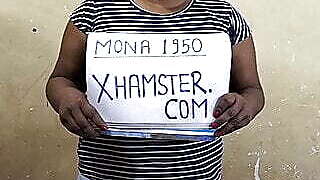 Monabhabhi Big Boobs Massage with coconut oil hardly