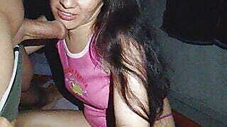 Desi sex Blowjob from Stepsister pumping cum hijab sex