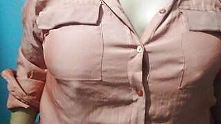 Horny wife's big milk