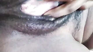 Desi Bhabhi self massage with hands part3