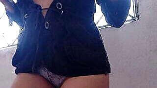 sexy indian college girl after her practice desi aunty