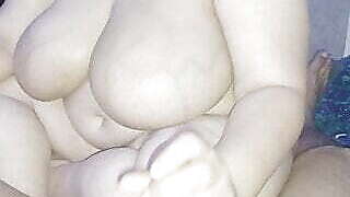 Indian Bbw Girlfriend Giving Hand Job to get her job