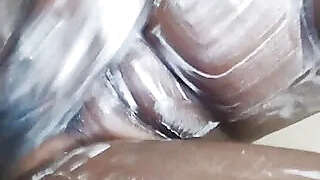 Desi Bhabhi self massage with hands  part1